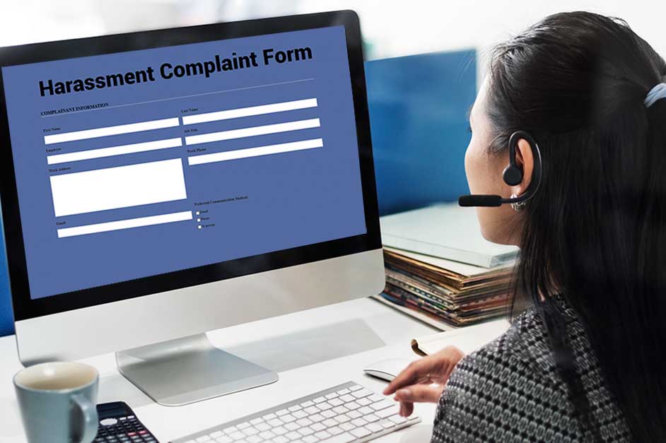Harassment complaint form